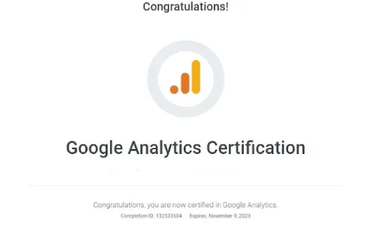 Certificate 1