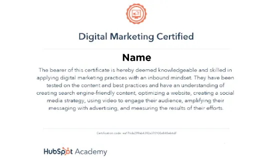 Certificate 2