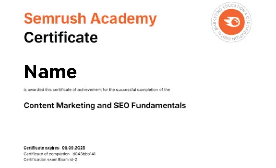 Certificate 5