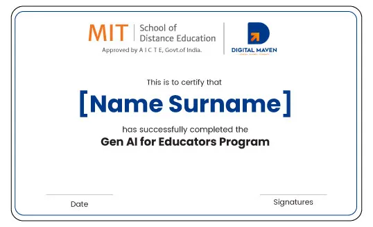 Program Completion Certificate