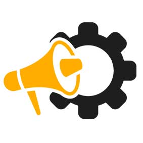 Icon illustrating advanced marketing tools